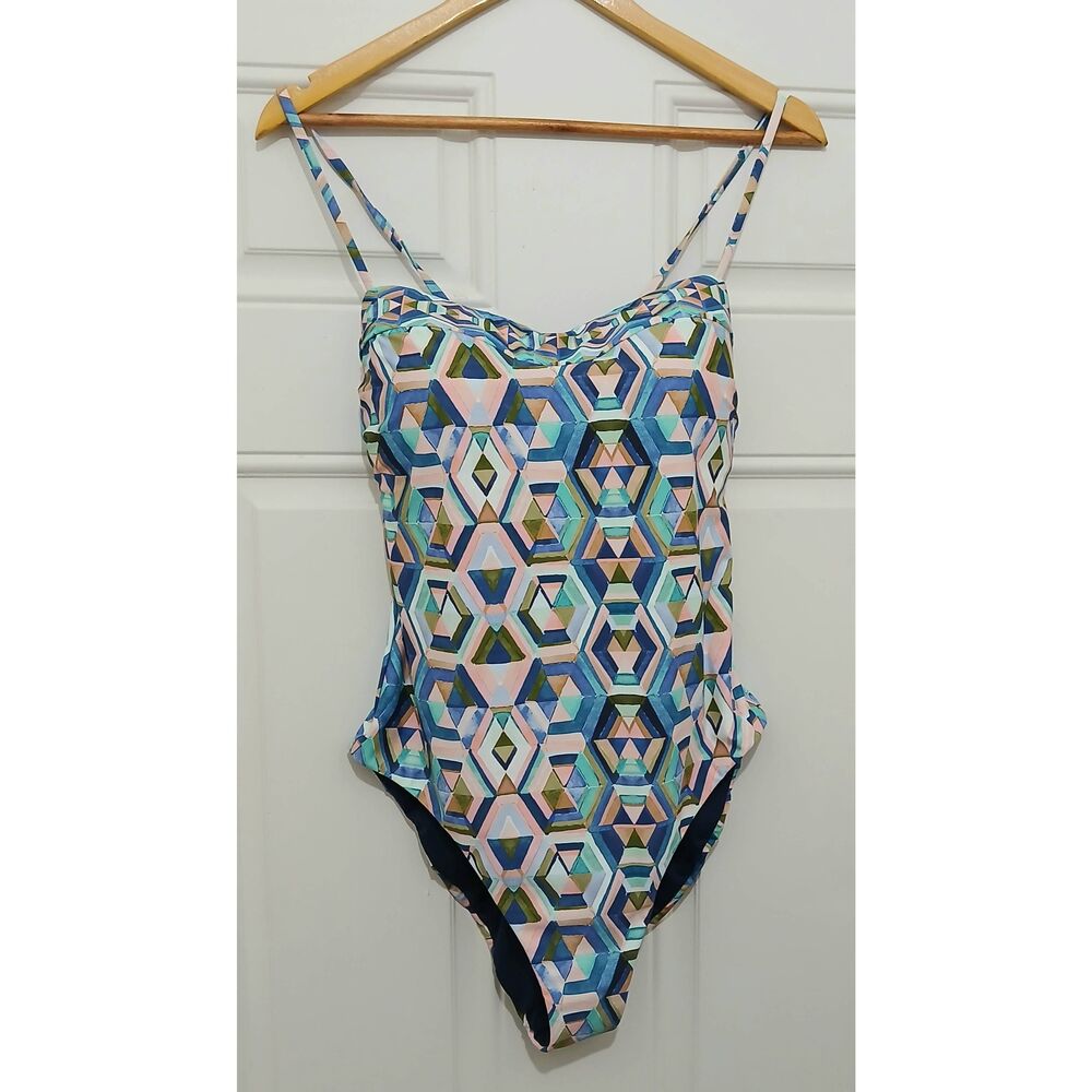La Blanca Geometric Multicolor One Piece Swimsuit